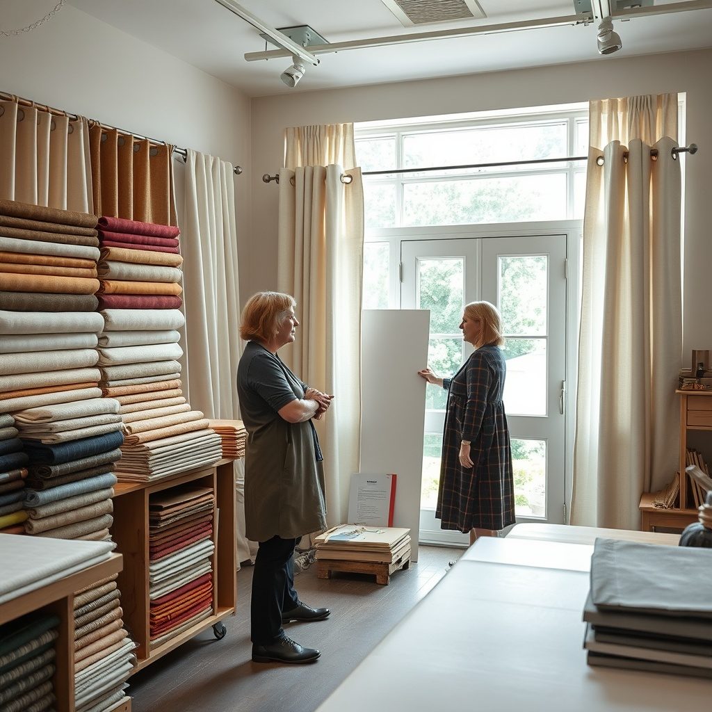 Professional curtain installation service